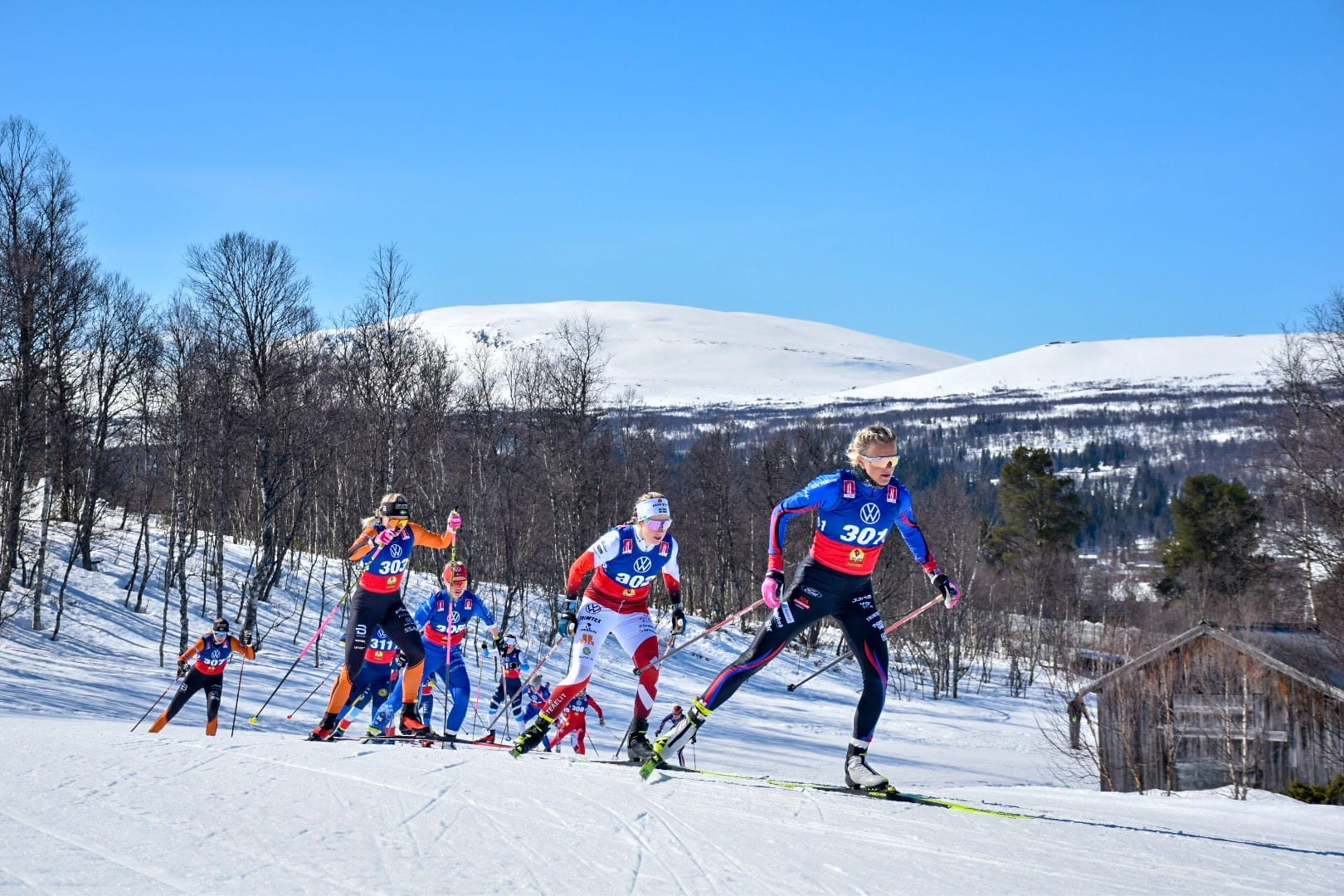 Ebba Andersson and Gustaf Berglund winners of Fjälltopploppet 2024