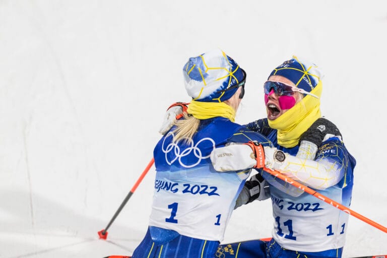 Swedish Skiers Running Their Altitude Training Camp