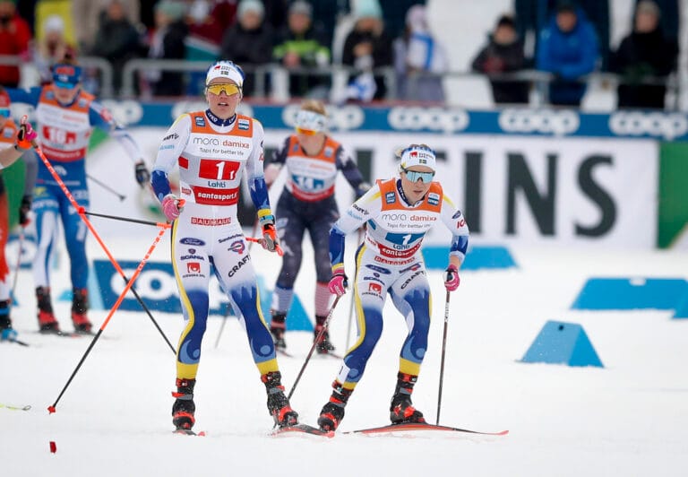 Sweden I Wins The Women’s Team Sprint Race At The World Cup In Lahti
