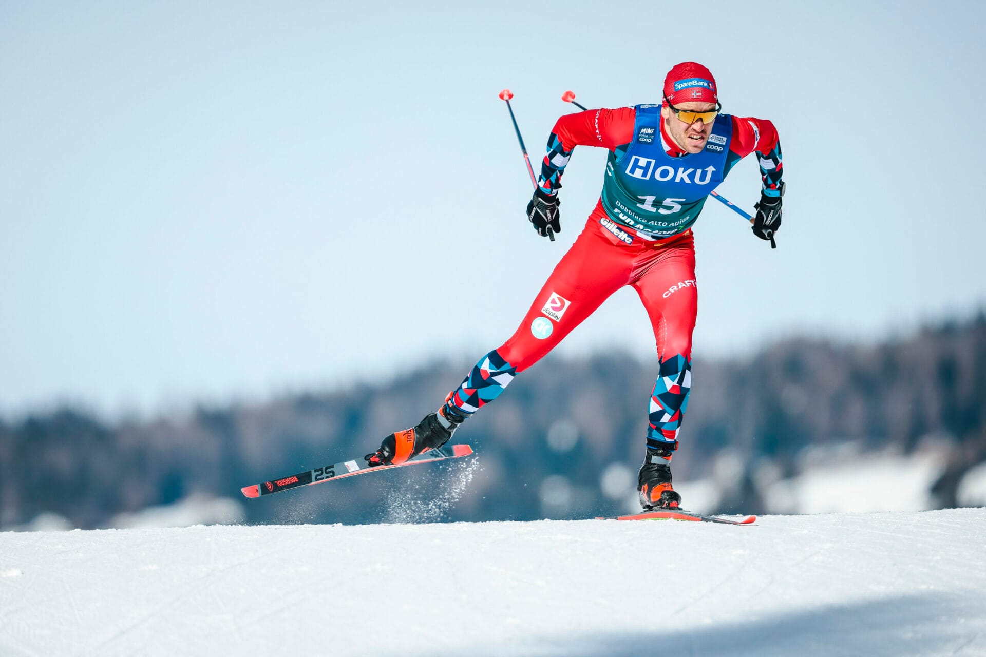 Pål Golberg vyhrál závod na 10 km na Světovém poháru v Toblachu ...