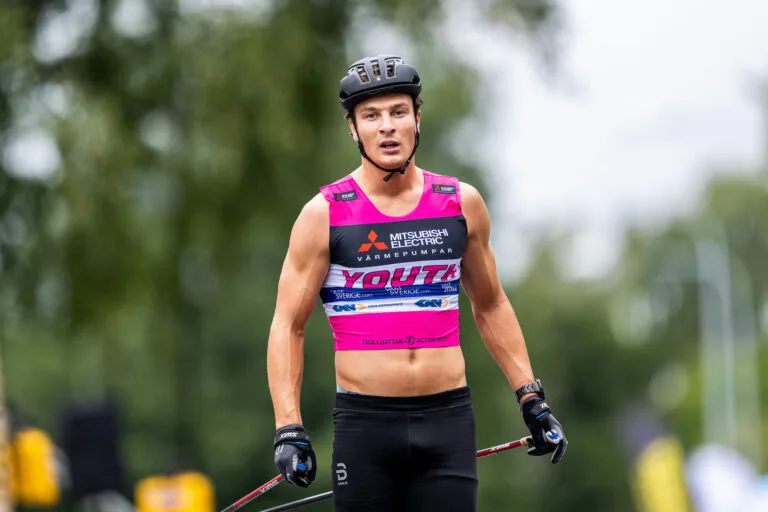 Max Novak Was a Speed Demon on Roller-skis Yesterday 