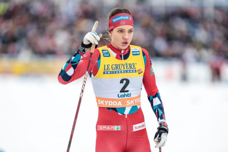 Kristine Stavås Skistad Wins The Sprint Race At The World Cup In Lahti