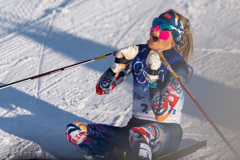 Therese Johaug Grabs First Gold at the 2022 Olympics