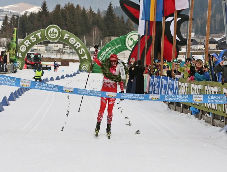 Dietmar Nöckler And Malin Börjesjö Won Grand Fondo Val Casies