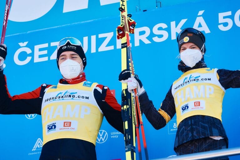 Andreas Nygaard And Ida Dahl In Yellow After Jizerská50