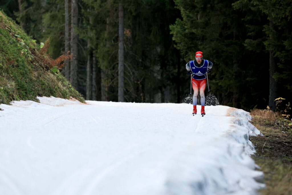 cross-country skiing