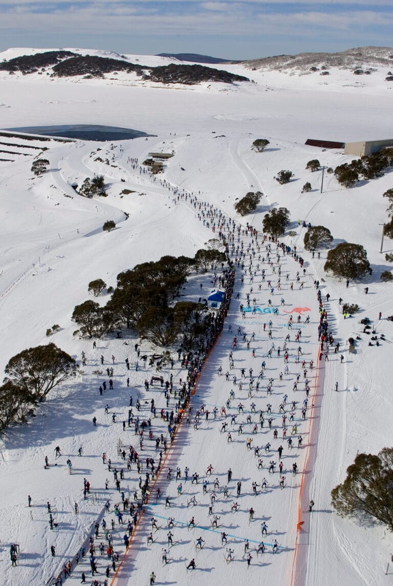 XC ski trail, Hoppet