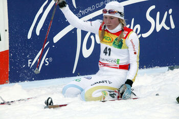 LISA LARSEN slutade fyra p&aring; 5 kilometer klassisk i JVM i Tyskland. Foto: MOA MOLANDER KRISTIANSEN