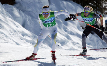 ANNA HAAG drog h&aring;rt och fick med sig Claudia Nystad fr&aring;n Tyskland.