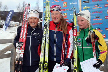 MARIA NORDSTR&Ouml;M fr&aring;n G&auml;vle var b&auml;st i D19-20 f&ouml;re Frida Hallquist och Elin Mohlin. Foto: MOA MOLANDER KRISTIANSEN