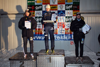 MAGDALENA PAJALA vann f&ouml;re Ella Gj&oslash;mle och Kari Vikhagen Gjeitnes. Foto: JOHAN HAGSTR&Ouml;M, skidgymnasiet Sveg.