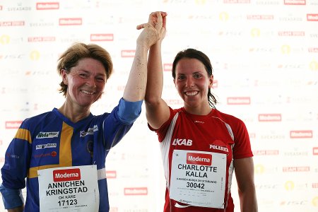 Annichen Kringstad och Charlotte Kalla, tv&aring; idrottsdrottningar av sin tid. Foto: Jonatan Bylars/ Oringen.se