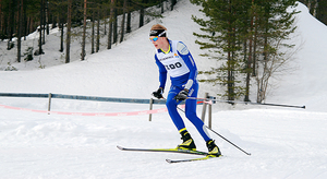 Fredrik Jonsson vann igen p&aring; JSM, den h&auml;r g&aring;ngen i sprint. Foto: David Bostr&ouml;m