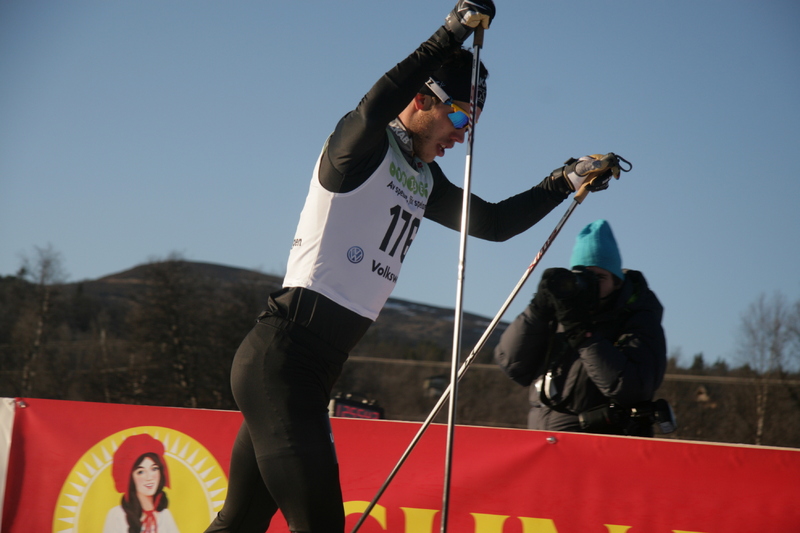 Marcus Hellner i Gellivaredr&auml;kten. Foto: Per Frost