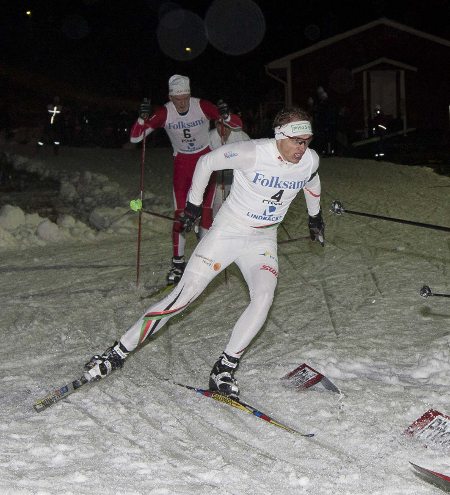 Det blev en knapp seger f&ouml;r Johan Westerlund. FOTO: Kurt Lundberg.
