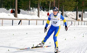 Madeleine Thorn vann JSM:s distans och var fyra i sprinten. Foto: David Bostr&ouml;m
