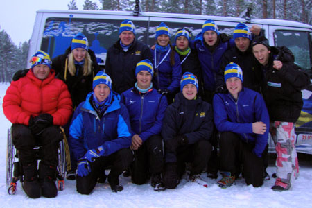 Hela svenska truppen.