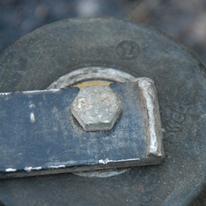 Rullskidhjul med rullmotst&aring;nd klass2. FOTO: Johan Trygg.