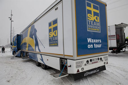 Etta talande budskap. FOTO: Svenska Skidf&ouml;rbundet.