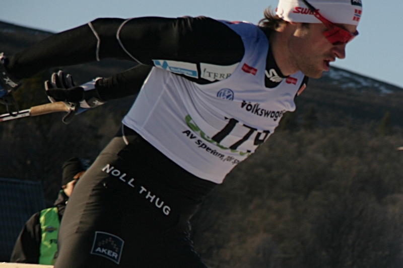 Petter Northug med specialdr&auml;kt. Foto: Per Frost