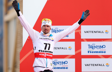 Silverglädje för Johan Olsson. FOTO: Laiho/NordicFocus. Silverglädje för Johan Olsson. FOTO: Laiho/NordicFocus.