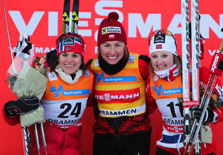 Dampallen i Drammen. Weng, Kowalzcyk och Flugstad &Ouml;stberg. FOTO: Laiho/NordicFocus.