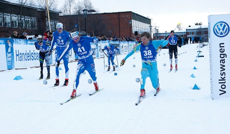 Pontus Hermansson hade bästa målgången och vann före Marcus Grate. FOTO: Yngve Johansson, Imega Promotion.