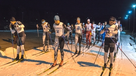 Herrarna redo för start. Fr.v Anton Karlsson, Oscar Persson och Marcus Johansson. FOTO: TW Media.
