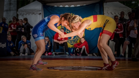 Brottning är en av grenarna i Nations Challenge. FOTO: Alliansloppet Action Week.