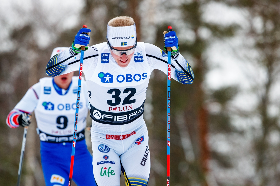 Jens Burman &aring;kte snabbast av svenskarna och blev 13:e man. FOTO: Daniel Eriksson/Bildbyr&aring;n.