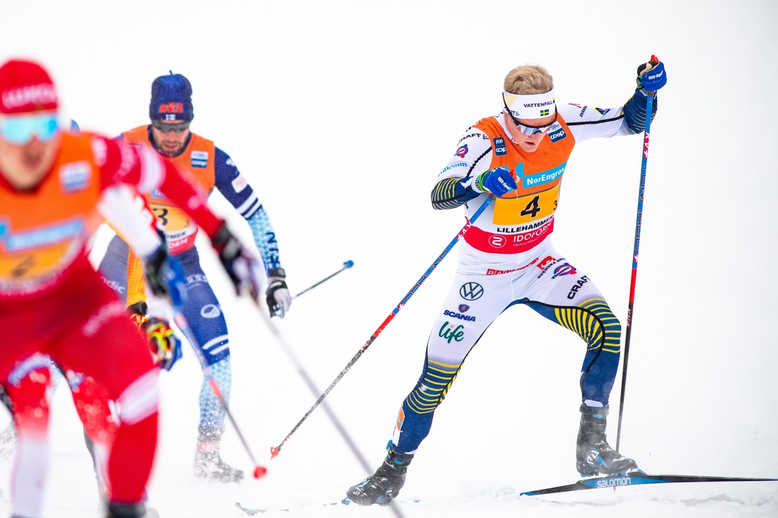 Jens Burman gjorde ett topplopp p&aring; tredjestr&auml;ckan. FOTO: Bildbyr&aring;n/Mathias Bergeld.