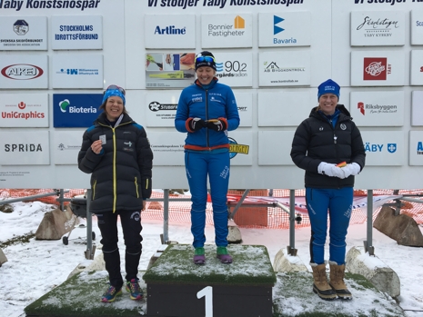 D 40-pallen: Jessica Moverare, Kristina Strandberg och Jenny Josefsson. FOTO: Ulrika Sterner.