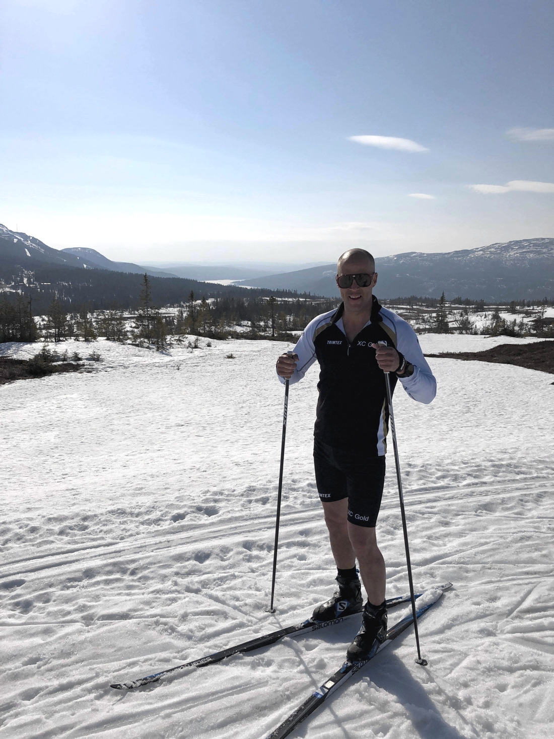 Som boende i &Aring;re har Daniel haft m&ouml;jlighet till en hel del fin v&aring;rskid&aring;kning.