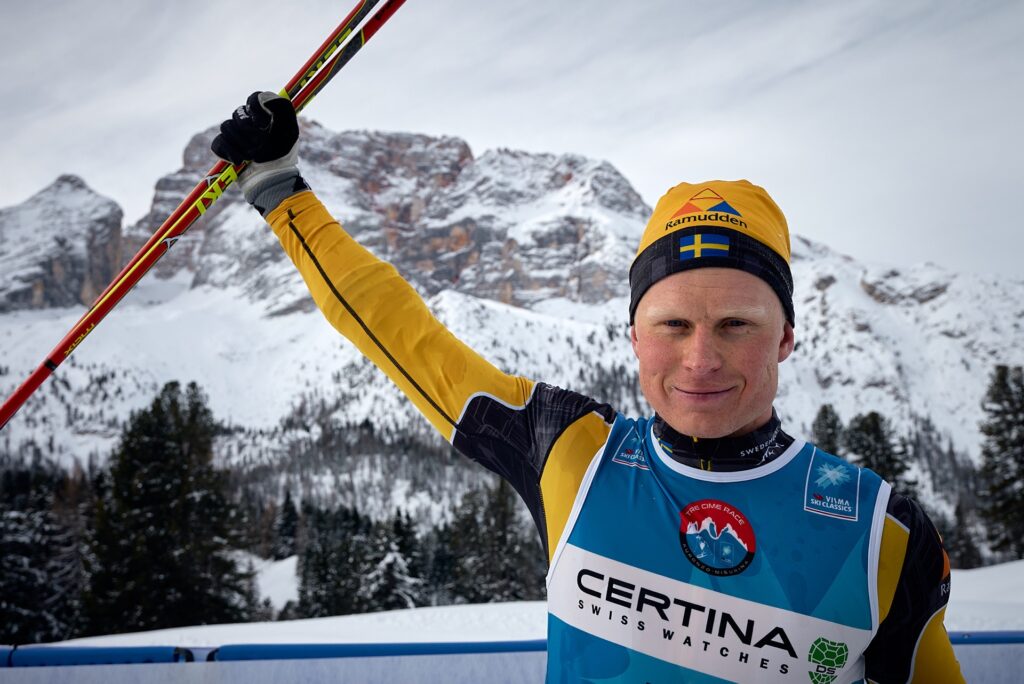 Johannes Eklöf har fått ett stort genombrott i Visma Ski Classics i vinter.
