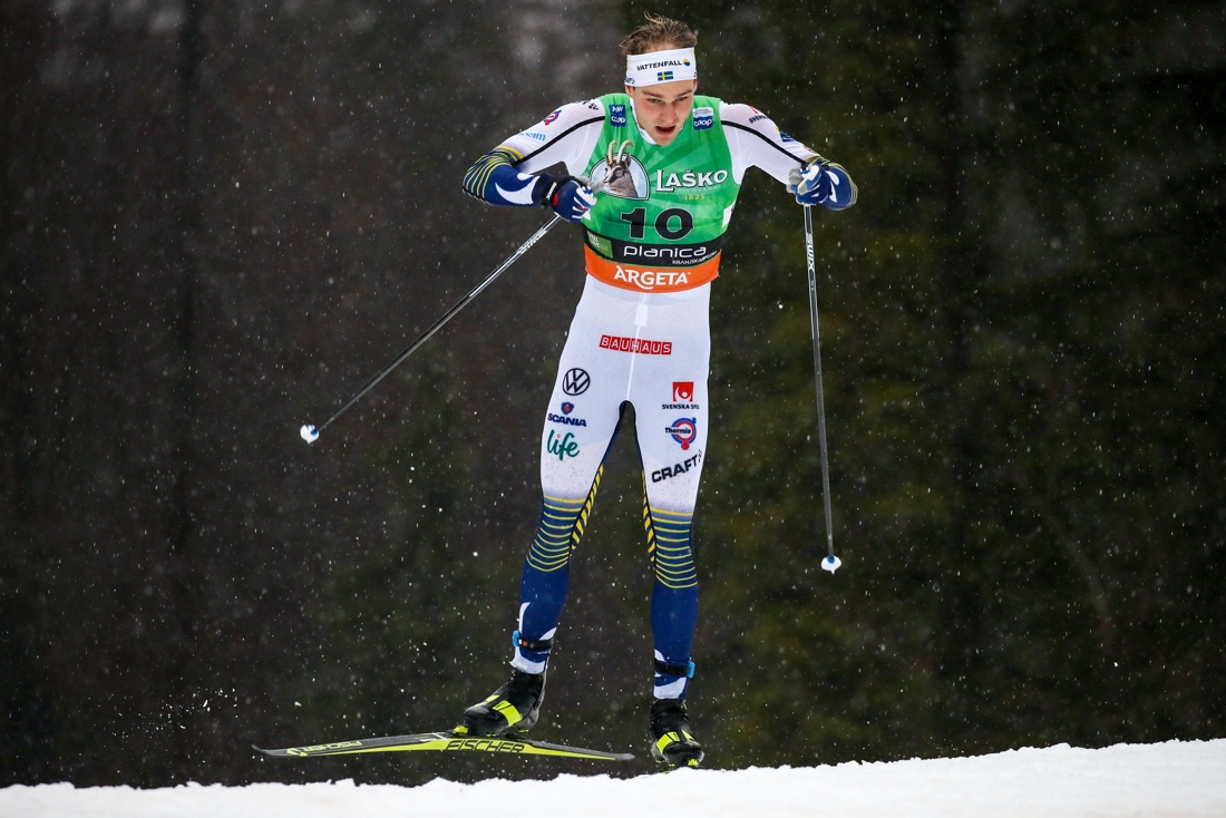 Marcus Grate under prologen i Planica. FOTO: Bildbyr&aring;n - GEPA PICTURES/Matic Klansek.