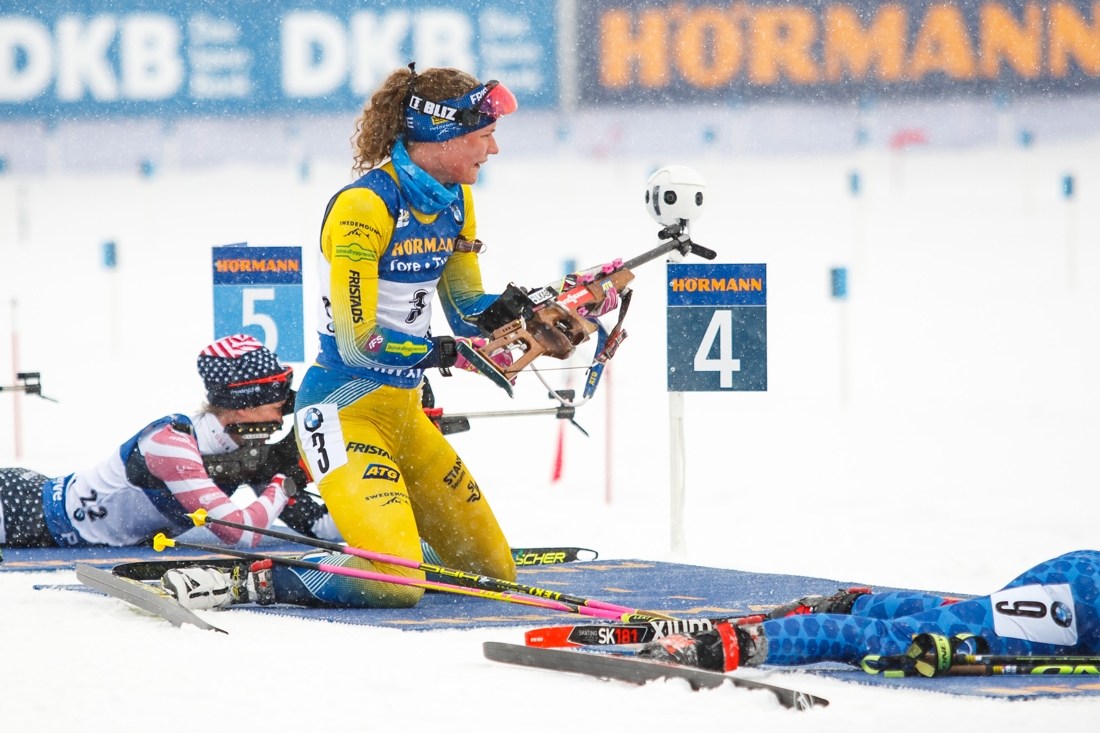 Hanna &Ouml;berg har gjort ett fantastiskt VM p&aring; hemmaplan med att vara topp fem i alla lopp. FOTO: Johan Axelsson/Bildbyr&aring;n.