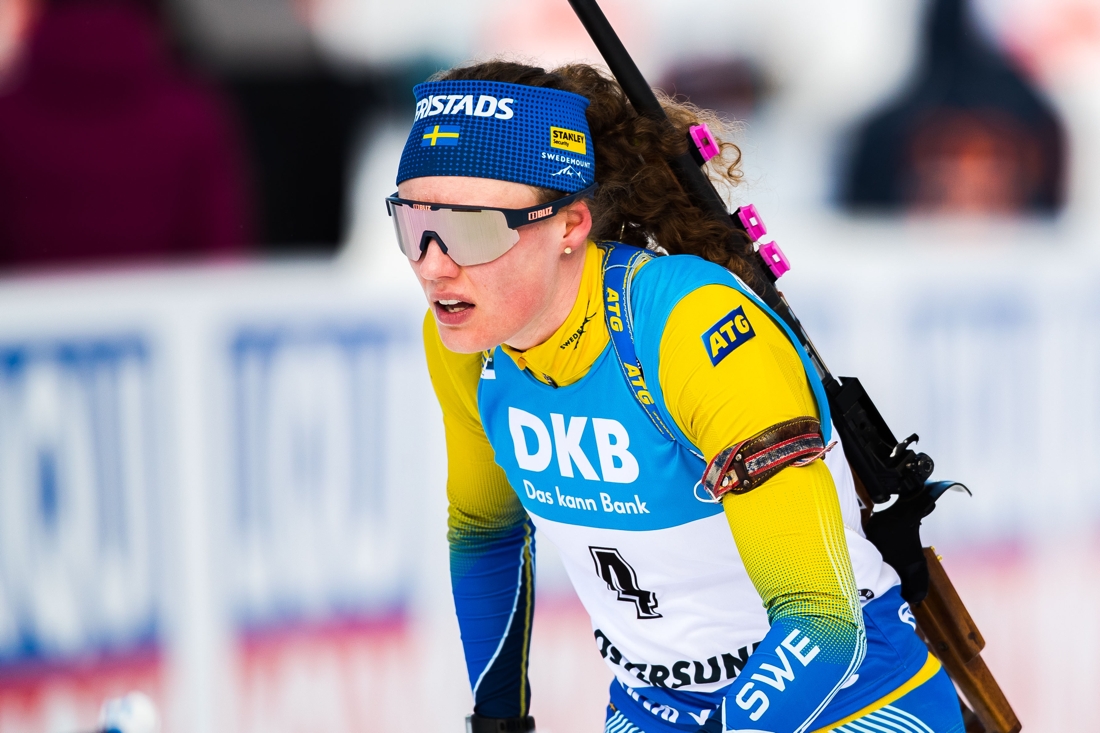 Hanna &Ouml;berg &aring;kte i m&aring;l som femma. FOTO: Johan Axelsson/Bildbyr&aring;n.