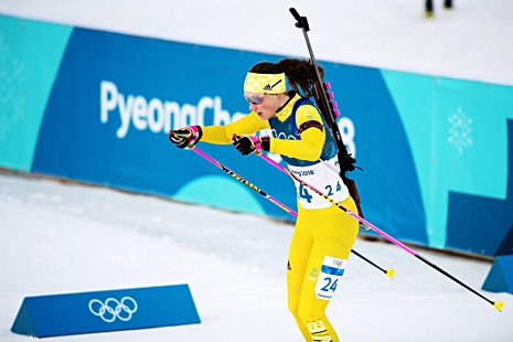 &Ouml;berg hade fullt fokus hela loppet. FOTO: Jon Olav Nesvold/Bildbyr&aring;n.