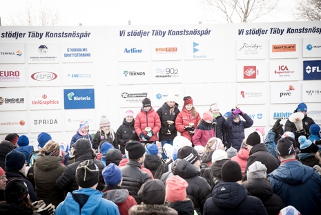 Fin stämning och mycket folk vid prisutdelningen. FOTO: Henrik Rådmark.
