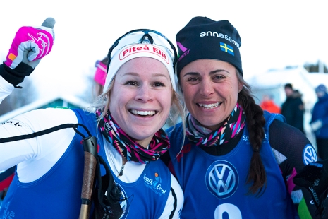 Jennie &Ouml;berg och Anna Haag. FOTO: Yngve Johansson, Imega Promotion.