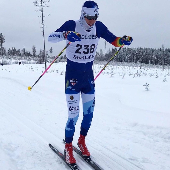 Klas Nilsson har gjort fina insatser i vinter med bland annat en elfteplats p&aring; Marcialonga. FOTO: J&ouml;rgen Lindmark.
