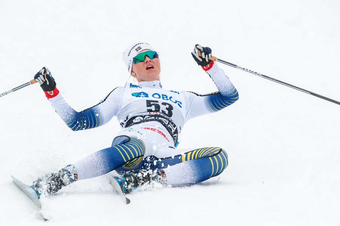 Sprintspecialisten Maja Dahlqvist imponerade p&aring; hemmaplan med en stark niondeplats. Majas b&auml;sta distanslopp n&aring;gonsin. FOTO: Daniel Eriksson/Bildbyr&aring;n.