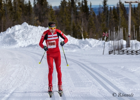 Markus J&ouml;nsson solo mot m&aring;let i Eds&aring;sdalen. FOTO: Lars R&ouml;nnols.