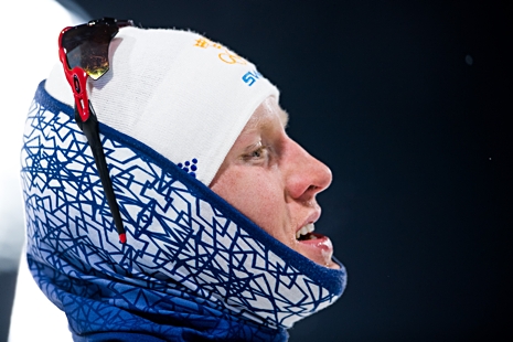 Oskar Svensson pustar ut efter en stark OS-debut d&auml;r han blev femma i sprintfinalen. FOTO: Carl Sandin/Bildbyr&aring;n.
