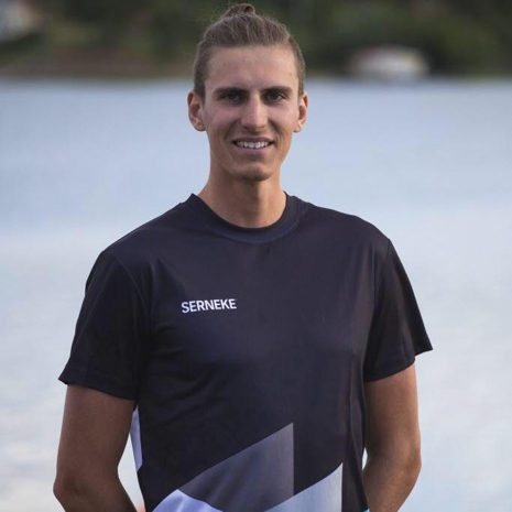 Pontus Nordström, Östervåla IF och Team Serneke kommer till start.