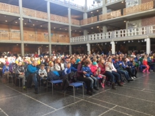 Prisutdelning i stadshuset. FOTO: Kirunaspelen.