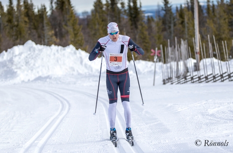 Rikard Tynell var lika ensam mot m&aring;let som tv&aring;a. FOTO: Lars R&ouml;nnols.