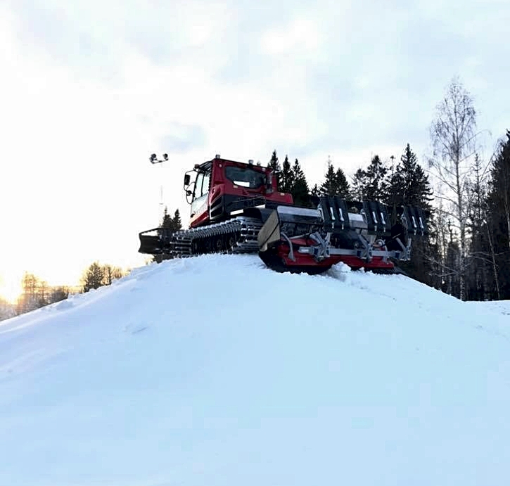 Det har producerats rejält med snö i Borås.