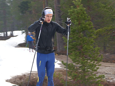 Fokus p&aring; tr&auml;ningspassen &auml;r viktigt f&ouml;r Viktor. FOTO: Johan Trygg/L&auml;ngd.se.
