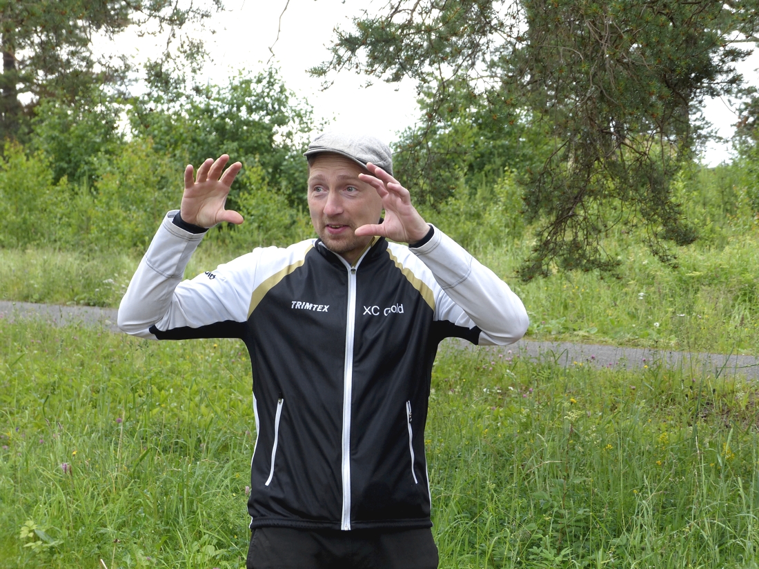 Andreas Hubbe Lund gav inspiration och insikter. FOTO: Johan Trygg/L&auml;ngd.se.